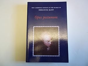 Immagine del venditore per Opus Postumum. The Cambridge Edition of the Works of Immanuel Kant. venduto da Carmarthenshire Rare Books