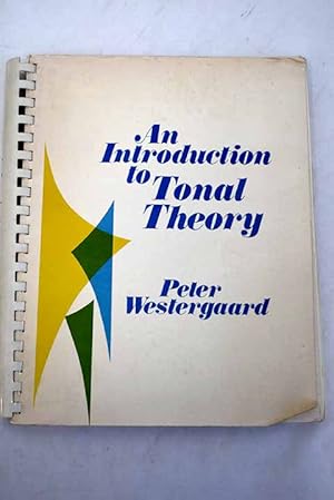 Immagine del venditore per A introduction to tonal theory venduto da Alcan Libros