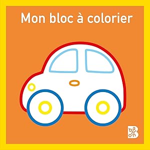 Mini bloc à colorier (voiture) #1 (Mini Bloc à colorier 1)