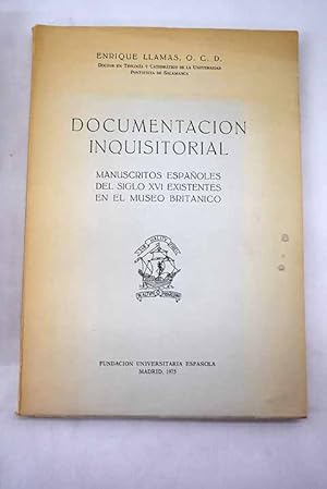 Imagen del vendedor de Documentacin inquisitorial a la venta por Alcan Libros