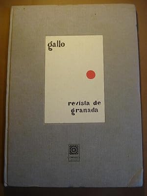 Imagen del vendedor de GALLO. REVISTA DE GRANADA, 1928. a la venta por Carmichael Alonso Libros