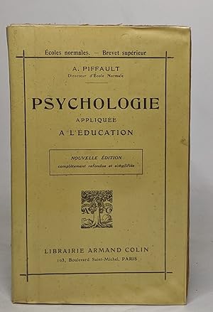 Seller image for Psychologie applique  l'ducation for sale by crealivres