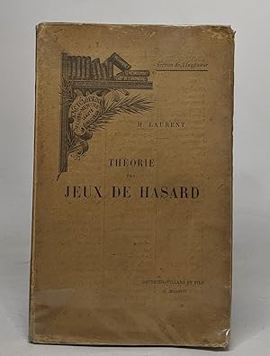 Théorie des jeux de hasard