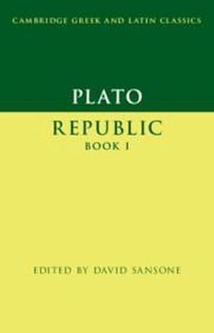 Bild des Verkufers fr Plato: Republic Book I zum Verkauf von AHA-BUCH GmbH