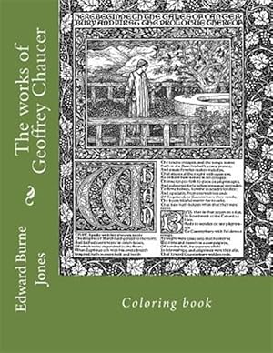 Imagen del vendedor de The Works of Geoffrey Chaucer: Coloring Book a la venta por GreatBookPrices