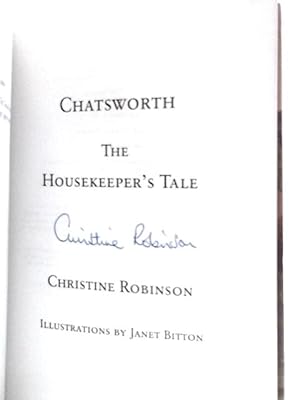 Bild des Verkufers fr Chatsworth. The Housekeeper's Tale zum Verkauf von World of Rare Books
