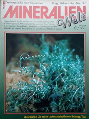 Bild des Verkufers fr Mineralienwelt : Magazin fr Mineraliensammler 5&6/97 zum Verkauf von Versandantiquariat Jena
