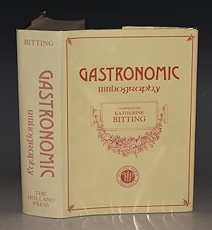 Immagine del venditore per Gastronomic Bibliography. Facsimile reproduction, limited edition, 428/500. venduto da PROCTOR / THE ANTIQUE MAP & BOOKSHOP