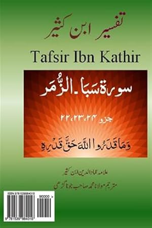 Imagen del vendedor de Tafsir Ibn Kathir : Tafsir Ibn Kathir Surah Saba, Fatir, Yasin, Saffat, Saad, Zumar -Language: urdu a la venta por GreatBookPrices