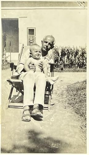 Bela Bartok with his son