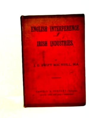 Imagen del vendedor de English Interference with Irish Industries a la venta por World of Rare Books