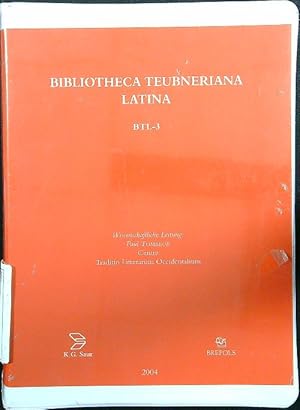 Bibliotheca teubneriana latina BTL-3