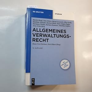 Seller image for Allgemeines Verwaltungsrecht - ohne CD / 14., neu bearb. Aufl. for sale by Gebrauchtbcherlogistik  H.J. Lauterbach