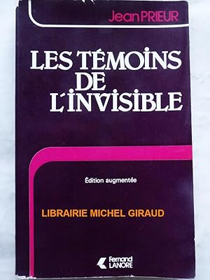 Bild des Verkufers fr Les Tmoins de l'invisible zum Verkauf von Librairie Michel Giraud