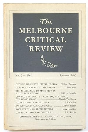 Seller image for The Melbourne Critical Review, No. 5 - 1962 for sale by PsychoBabel & Skoob Books