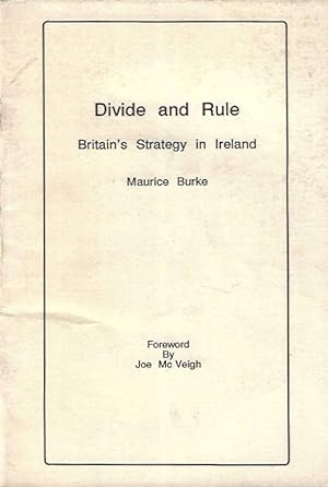 Seller image for Divide and Rule Britain's Strategy in Ireland for sale by Biblioteca di Babele