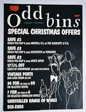 Oddbins flyer 'Oddbins Special Christmas Offers.