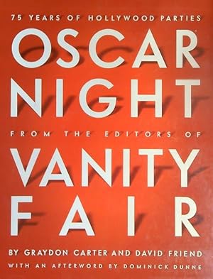 Imagen del vendedor de Oscar night from the editors of Vanity fair a la venta por Miliardi di Parole