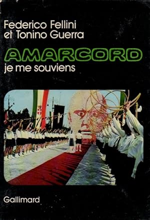 Seller image for Amarcord (Je me souviens) for sale by JP Livres