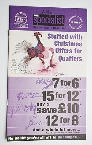 Oddbins The Specialist 24 November -25 January 1998 Issue 9 ' Stuffed with Christmas offers for q...
