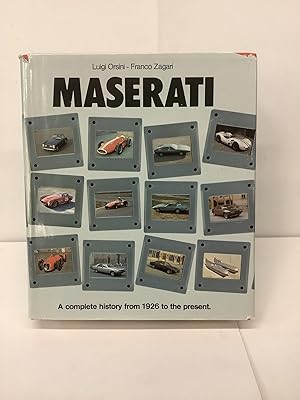 Imagen del vendedor de Maserati, A Complete History; From 1929 to the Present a la venta por Chamblin Bookmine