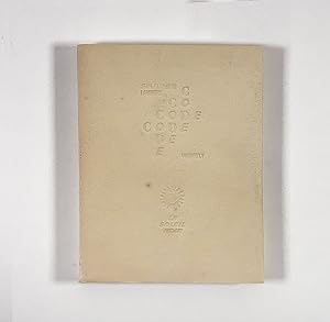 Seller image for Jean-Clarence Lambert. Code. Avec en regard des oeuvres originales de Vasarely. [LIMITED EDITION] for sale by McCanse Art