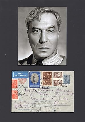 Image du vendeur pour Boris Pasternak Autograph | signed cards / album pages mis en vente par Markus Brandes Autographs GmbH