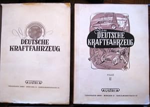 Das deutsche Kraftfahrzeug. Und: Das deutsche Kraftfahrzeug Folge II. (Zwei Bände).