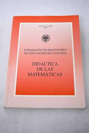 Imagen del vendedor de Didctica de las matemticas a la venta por Alcan Libros
