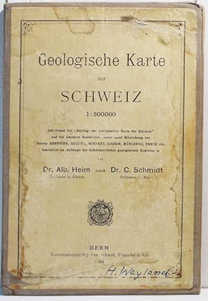 Geologische Karte der Schweiz (M 1 : 500000)