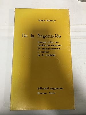 Imagen del vendedor de De la negociacion a la venta por SoferBooks