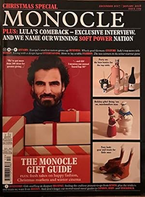 Seller image for MONOCLE magazine (Christmas special), issue 109 December 2017 / January 2018 for sale by WeBuyBooks