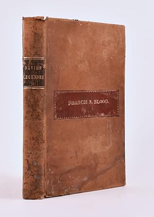 Image du vendeur pour Elements of Geometry and Trigonometry : Revised and adapted to the course of mathematical instruction in the United States by Charles Davies mis en vente par James Arsenault & Company, ABAA