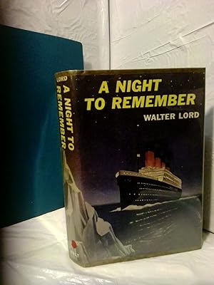 Bild des Verkufers fr A NIGHT TO REMEMBER [SIGNED] zum Verkauf von Second Story Books, ABAA