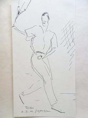 Bild des Verkufers fr Le Sport. Eaux fortes, dessins et croquis par Andr Dunoyer de Segonzac. (WITH AN ORIGINAL DRAWING OF BILL TILDEN) zum Verkauf von Cole & Contreras / Sylvan Cole Gallery