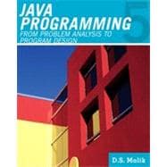 Seller image for Java  Programming From Problem Analysis to Program Design for sale by eCampus