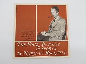 THE FOUR SEASONS IN SPORTS BY NORMAN ROCKWELL (4 PRINTS) A Collector's Album of Foilcraft Prints