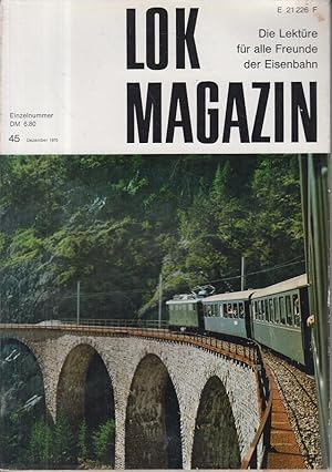 Lok-Magazin - Die Lektüre für alle Freunde der Eisenbahn - 12 Heft 45 1970