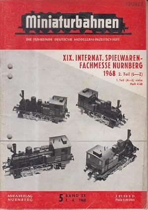 Miniaturbahnen. Die führende deutsche Modellbahnzeitschrift. 01.04.1968 Heft 5.
