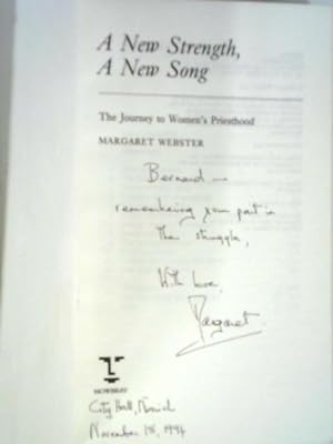 Bild des Verkufers fr A New Strength, A New Song: Journey to Women's Priesthood zum Verkauf von World of Rare Books