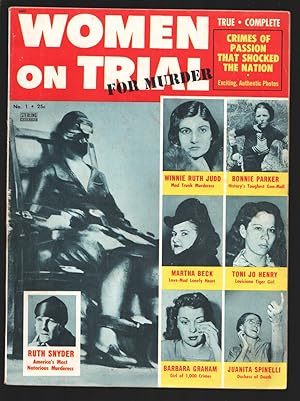 Women On Trial For Murder #1 1956-1st issue-electric chair cover-Bonnie Parker-Ruth Snyder-Toni J...