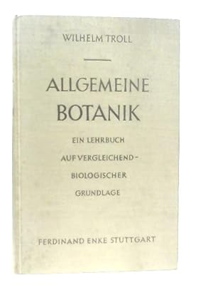 Bild des Verkufers fr Allgemeine Botanik zum Verkauf von World of Rare Books