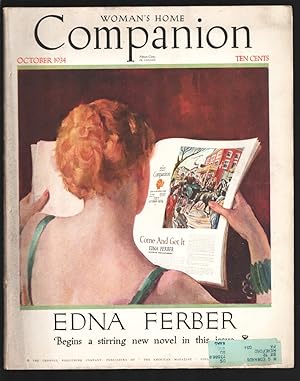 Immagine del venditore per Woman's Home Companion 10/1934-Edna Ferber story-comic style art-vintage ads-Mark Twain-VG/FN venduto da DTA Collectibles