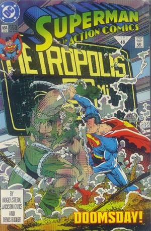 Bild des Verkufers fr Superman in Action Comics: Doomsday! #684 Dec. 92 zum Verkauf von Paperback Recycler