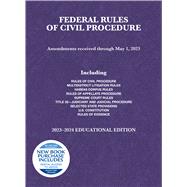 Bild des Verkufers fr Federal Rules of Civil Procedure, Educational Edition, 2023-2024(Selected Statutes) zum Verkauf von eCampus