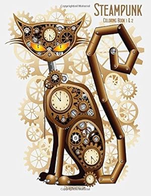 Image du vendeur pour Steampunk Coloring Book 1 & 2 mis en vente par WeBuyBooks 2