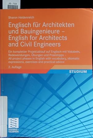 Bild des Verkufers fr Englisch fr Architekten und Bauingenieure. zum Verkauf von Antiquariat Bookfarm