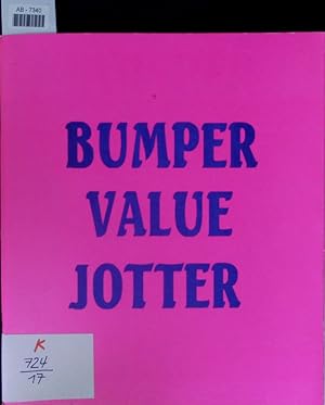 Imagen del vendedor de Bumper Value Jotter. Walter Dahn "Bumper Value Jotter" ; anllich der Ausstellung: Walter Dahn "We Don't Care Because You Don't", 12.9.1996 - 20.10.1996. a la venta por Antiquariat Bookfarm