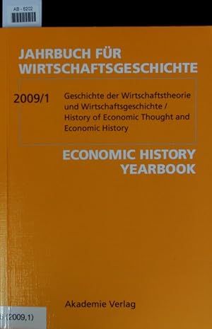 Bild des Verkufers fr Geschichte der Wirtschaftstheorie und Wirtschaftsgeschichte. Fehler:509 zum Verkauf von Antiquariat Bookfarm