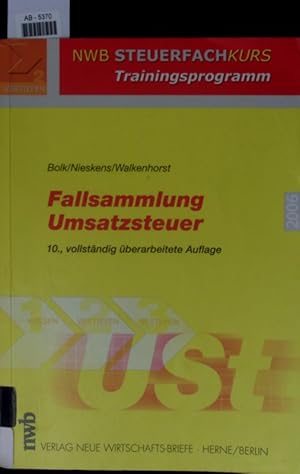 Bild des Verkufers fr Fallsammlung Umsatzsteuer. zum Verkauf von Antiquariat Bookfarm